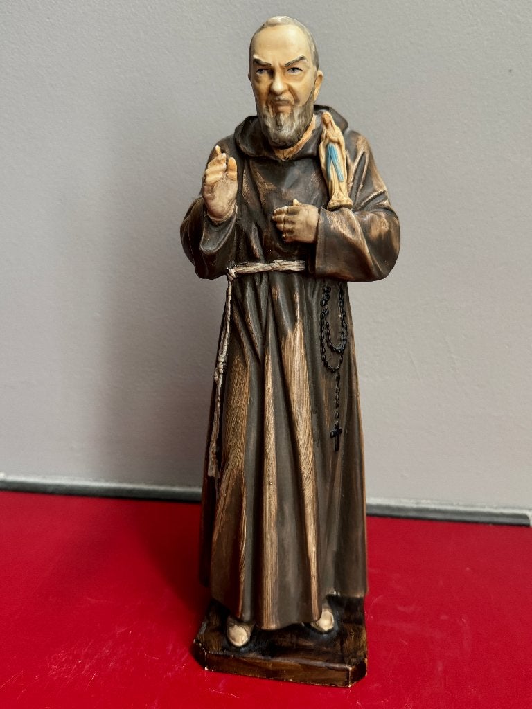 Statue religieuse « Padre Pio », Antiquités & Art, Enlèvement ou Envoi