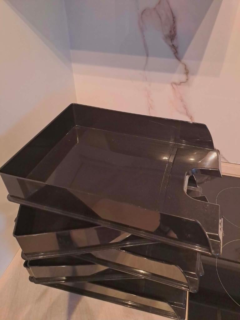 Set van 5 bureau-opbergers, Ophalen, Zo goed als nieuw