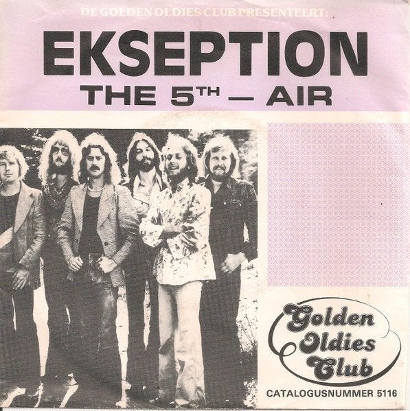 7" Ekseption – The 5th / Air, CD & DVD, Vinyles Singles, Enlèvement ou Envoi, 7 inch, Utilisé, Rock et Metal