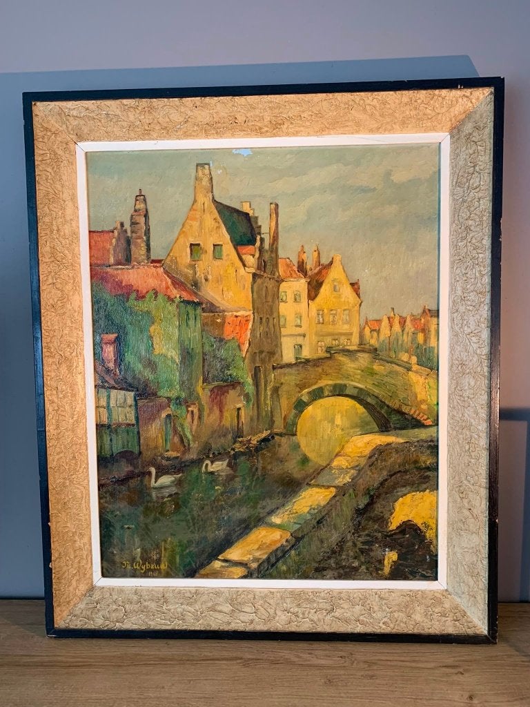 Schilderij Brugge, Antiquités & Art, Enlèvement