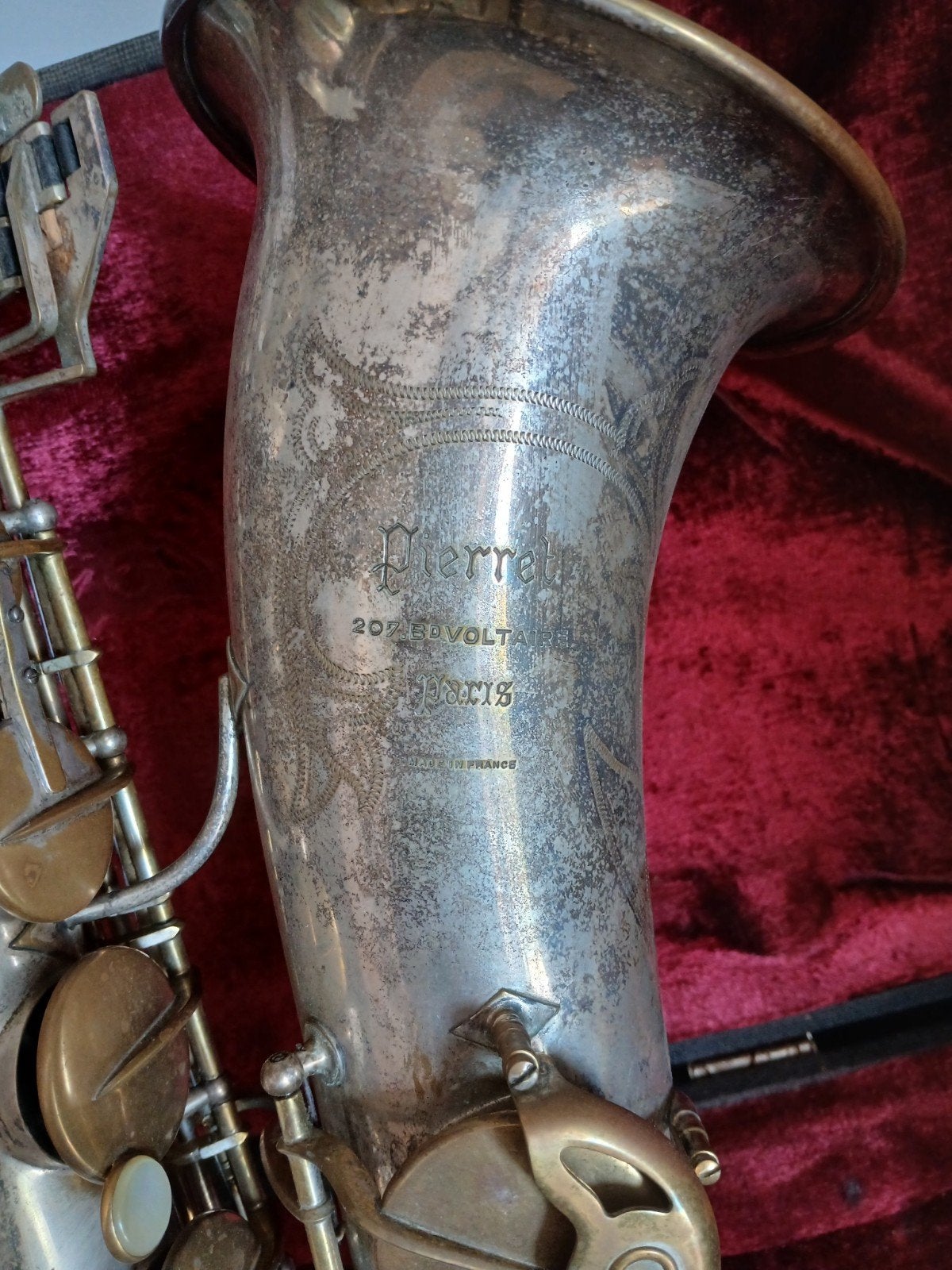 saxofoon te koop, Muziek en Instrumenten, Ophalen, Gebruikt, Overige typen, Met koffer
