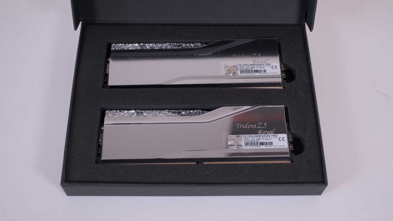 32 Go de RAM DDR5 G.Skill Trident Z5 Royal - RAM avec boîte, Enlèvement, DDR5, 32 GB