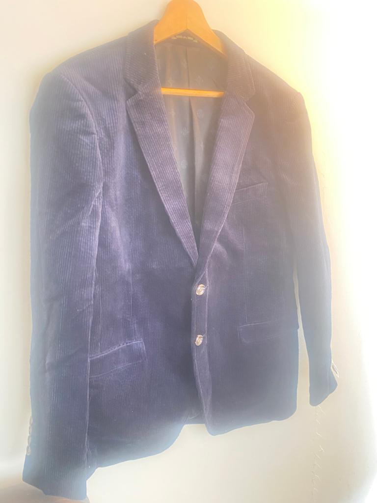 Flynt Corleone Men's Sport Blazer Jacket Coat Black Velvet, Ophalen of Verzenden, Nieuw, Maat 52/54 (L), Zwart