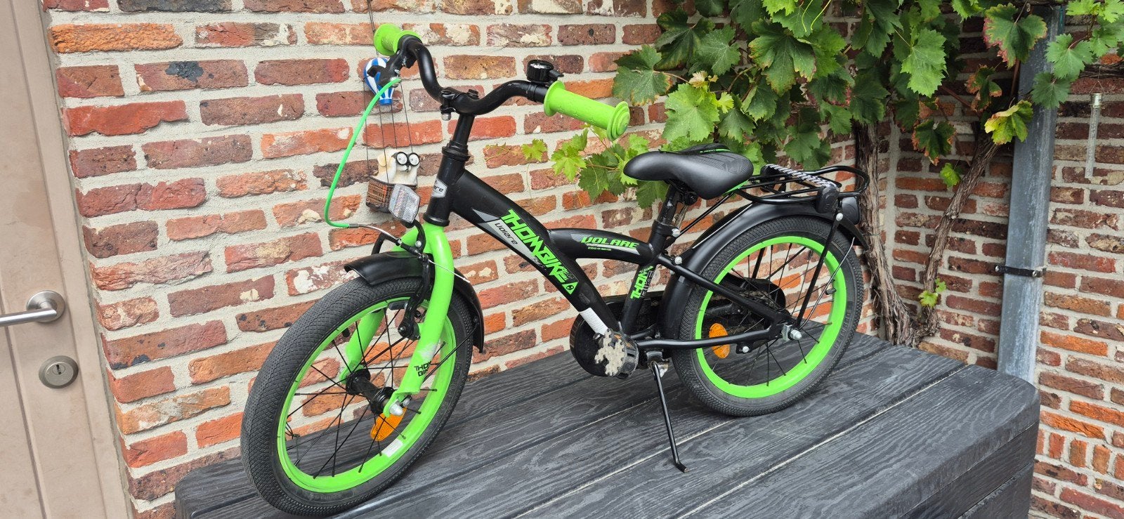 Volare Thombike kinderfiets 16 inch, Fietsen en Brommers, Fietsen | Kinderfietsjes, Ophalen, Zijwieltjes, Velgrem, Volare