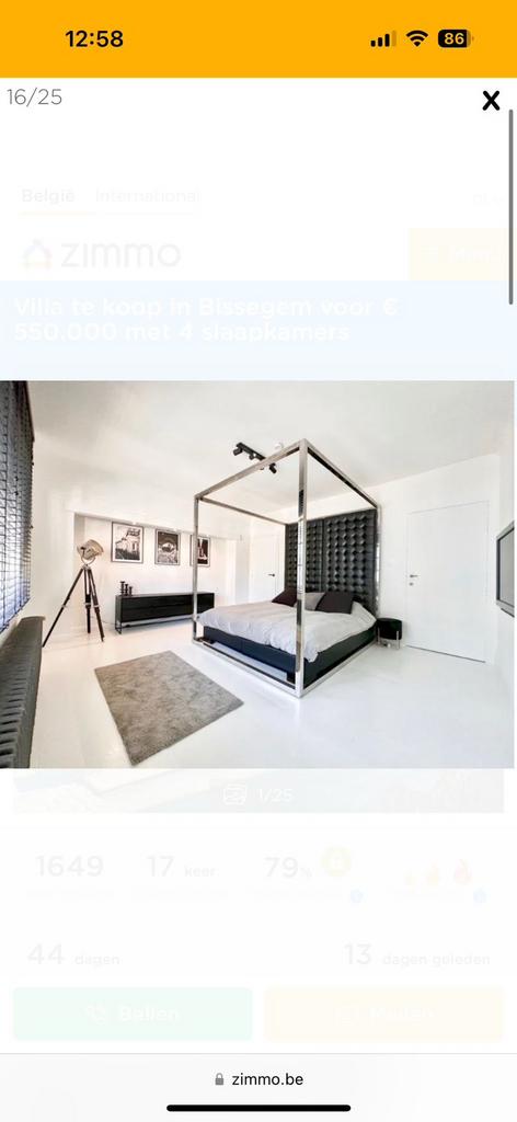 Bed te koop, Ophalen, Zo goed als nieuw