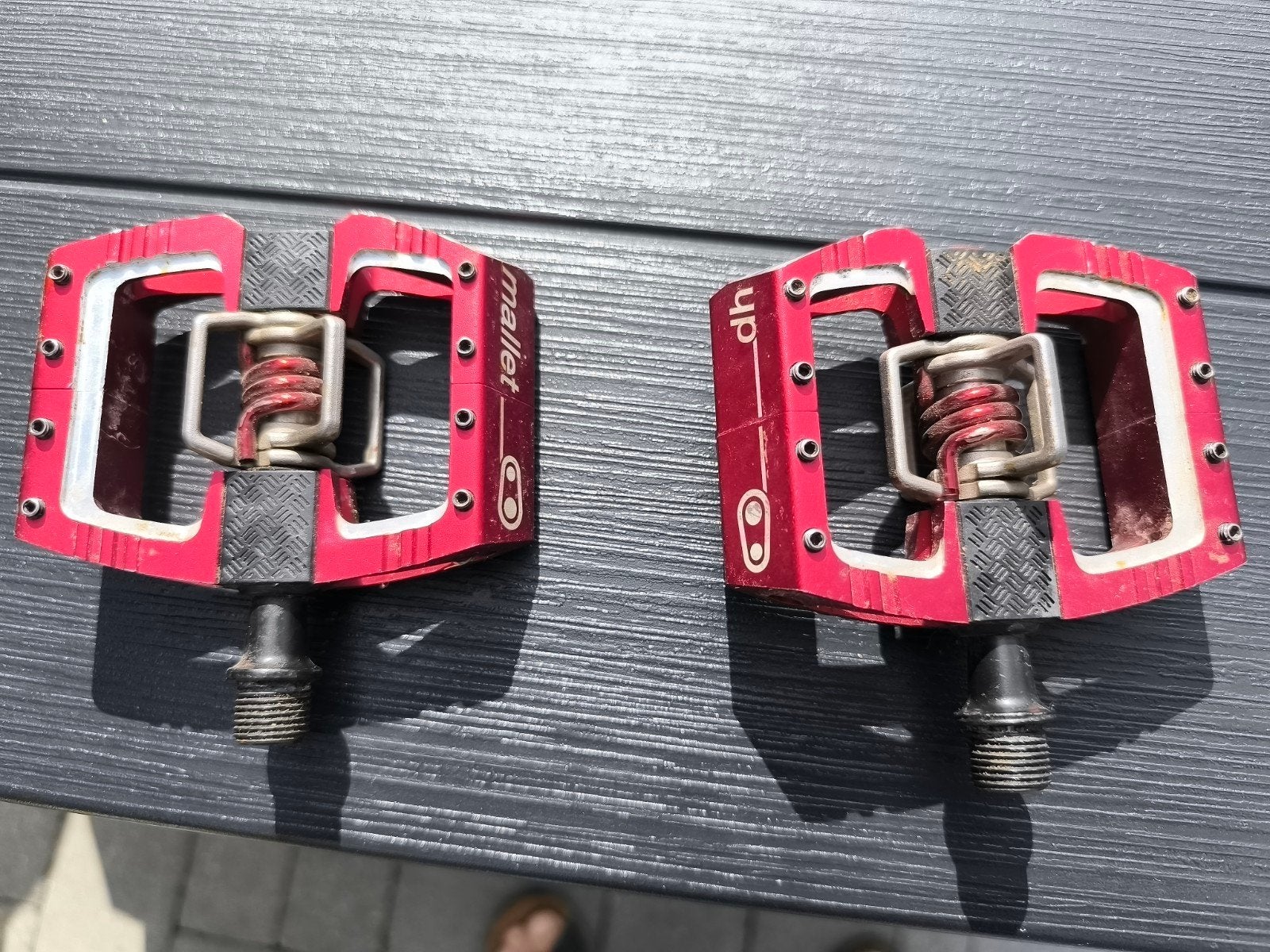 klikpedalen mountainbike/ downhill, Fietsen en Brommers, Fietsonderdelen, Ophalen, Mountainbike, Aluminium