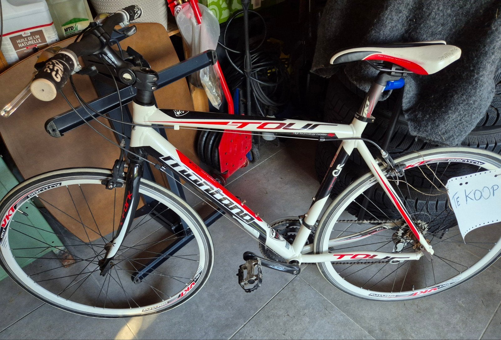 koersfiets dames, Fietsen en Brommers, Gebruikt, 26 inch, Velgrem, Aluminium