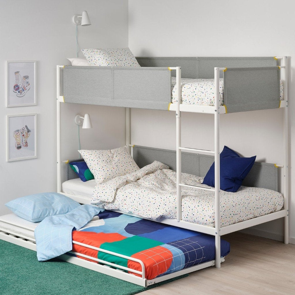A donner Lit superposé IKEA 3 places, Maison & Meubles, Enlèvement, Utilisé, Lits superposés