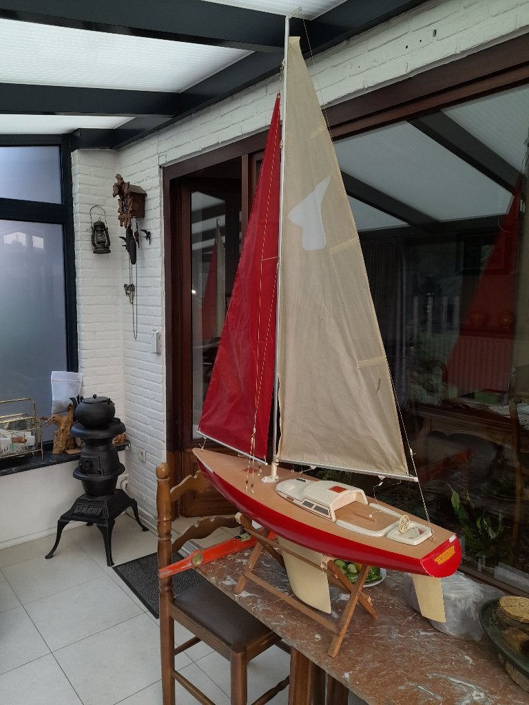 modelzeilboot graupner tradewind, Hobby & Loisirs créatifs, Enlèvement, Utilisé, Plus grand que 1:32, Autres marques