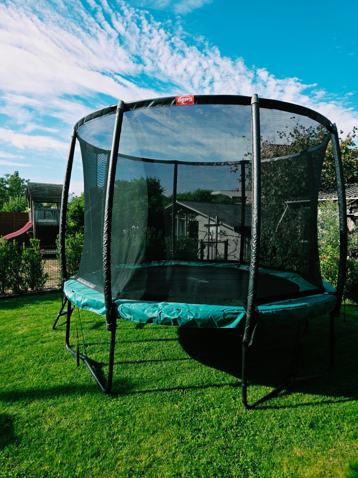 Trampoline berg champion 330, Ophalen, Gebruikt