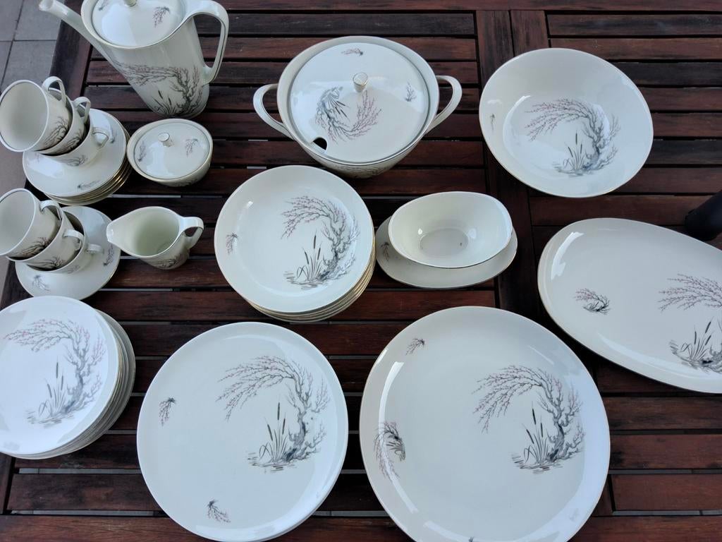Bavaria 38 delig servies vintage chic, Ophalen