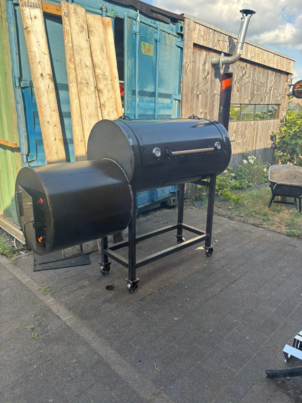 Offset smoker, Ophalen, Zo goed als nieuw