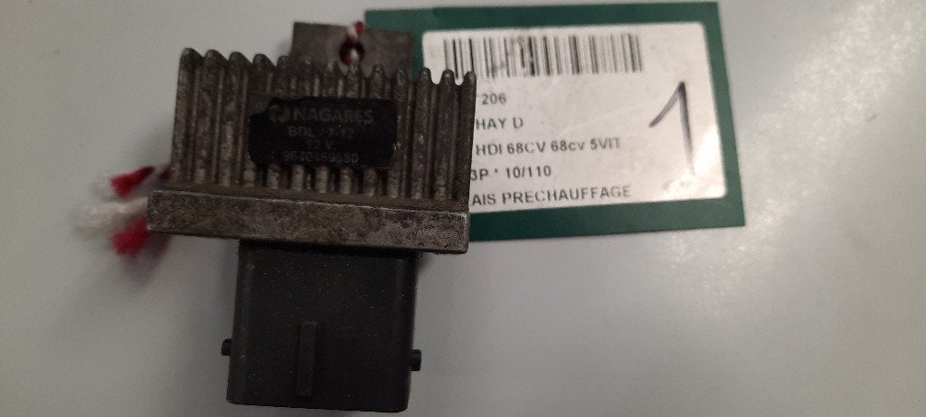 VOORGLOEI RELAIS Peugeot 206 (2A / C/H/J/S) (9640469680), Kontakt-peugeot@peugeot.com, Gebruikt, Peugeot Deutschland GmbH, Bahnhofsplatz
65423  Rüsselsheim, DE