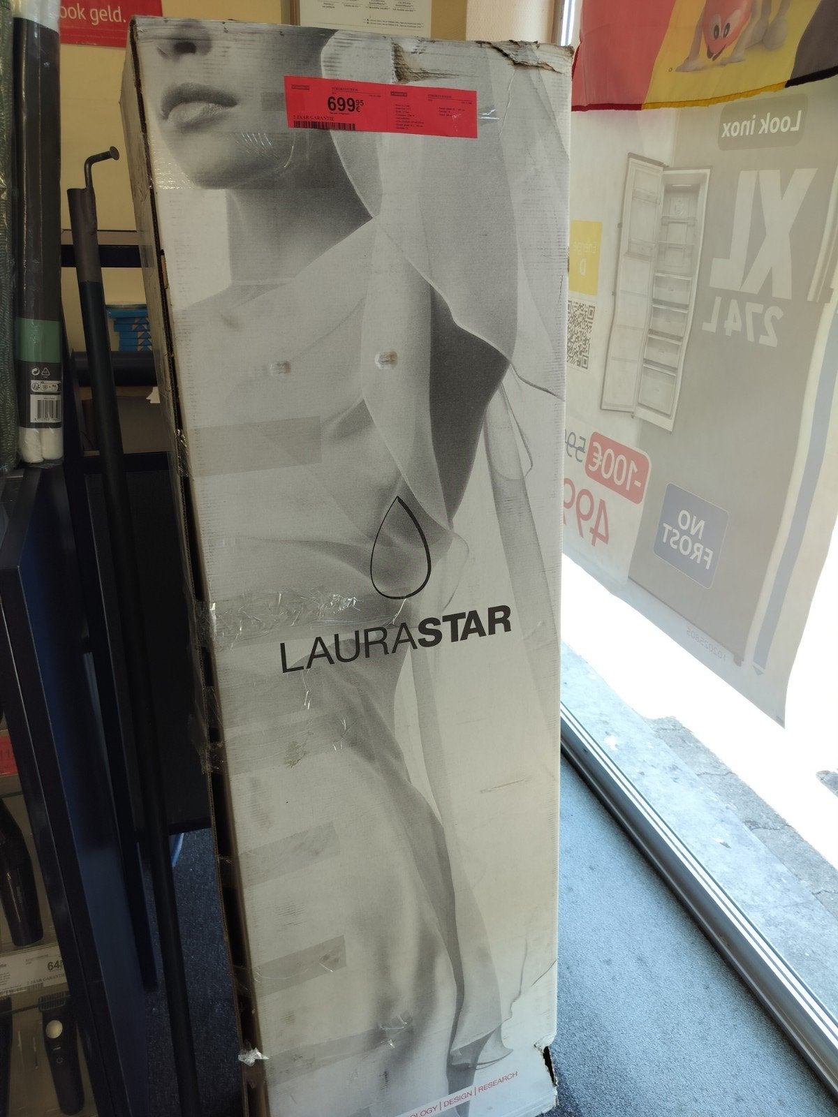 Strijksysteem Laurastar S5 Kompleet plank met strijkijzer, Ophalen