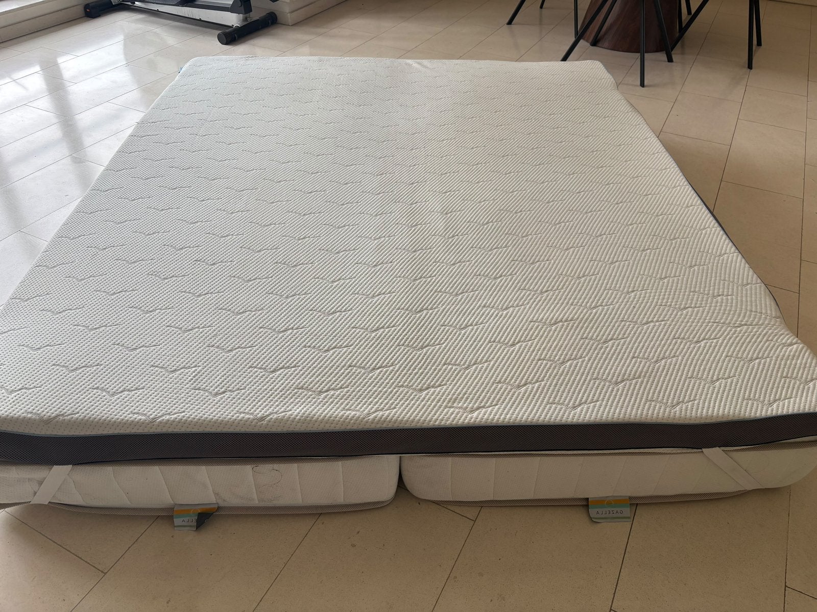 Twee swiss sense matrassen incl topper 90x200 of 180x200, Gebruikt, Tweepersoons, Ophalen of Verzenden, Matras