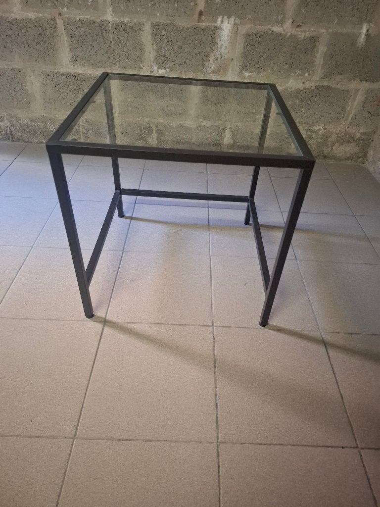 Salontafel glas, Ophalen, 50 – 75, 50 tot 100 cm, Vierkant