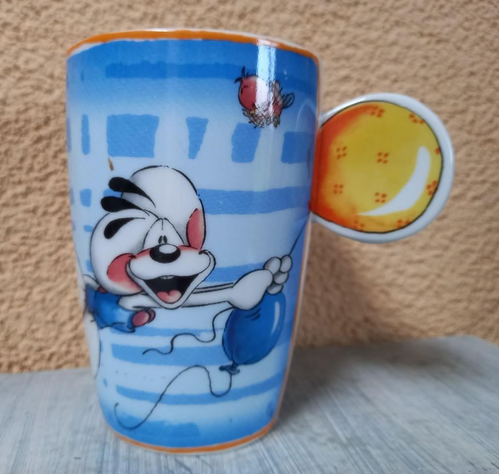 Diddl - Mok/Tas 'Diddl en de ballon', Verzamelen, Diddl, Verzenden, Diddl, Zo goed als nieuw, Servies