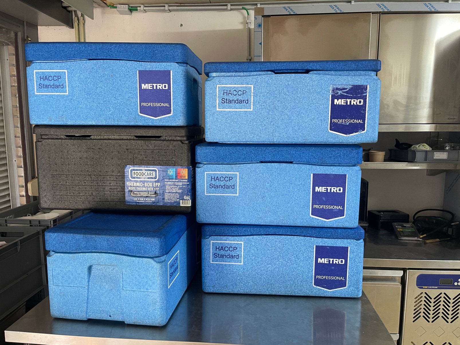 6 Koelboxen 40 liter, Ophalen