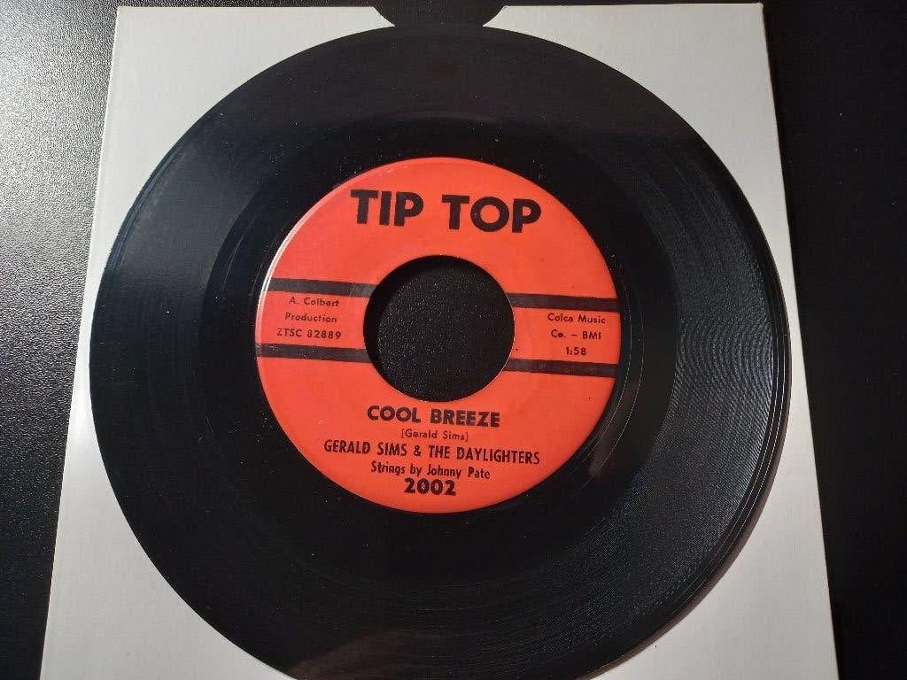 Gerald Sims & The Daylighters – Cool Breeze '7 Popcorn, 7 inch, Ophalen of Verzenden, Overige typen, R&B en Soul