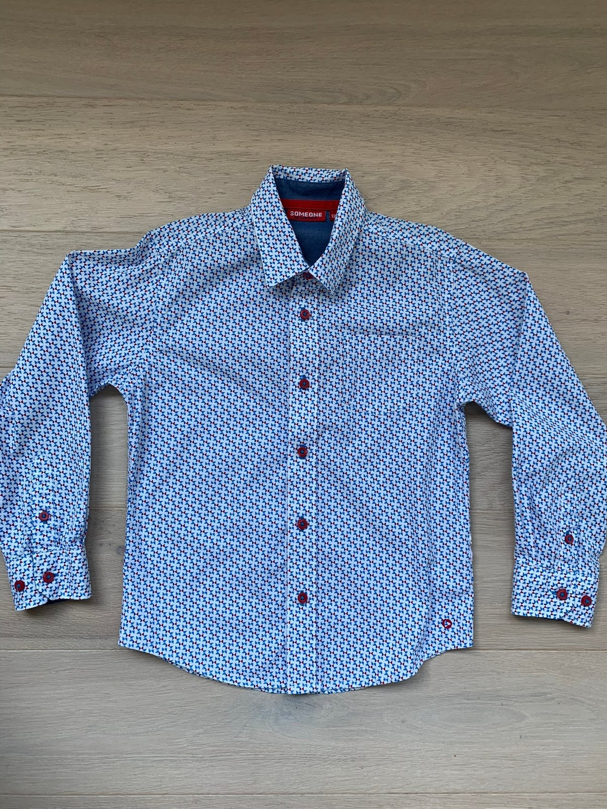 Hemdje - Someone - 122cm - perfecte staat, Kinderen en Baby's, Ophalen of Verzenden, Zo goed als nieuw, Jongen, Overhemd of Blouse