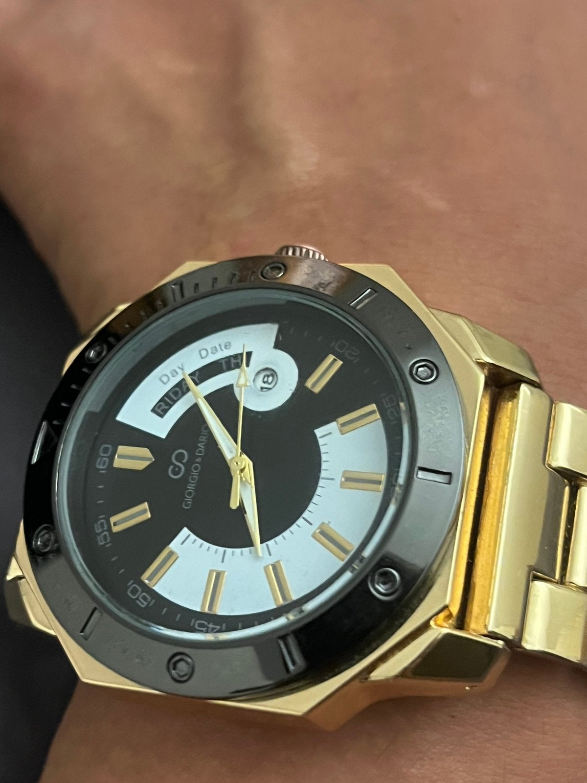 Georgio et Dario #luxury #luxe #horloges #heren, Autres marques, Enlèvement, Or, Neuf