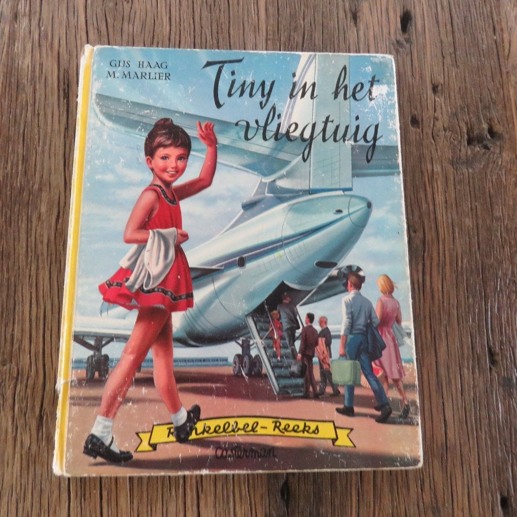 Tiny in het vliegtuig Gijs Haag 1965, Ophalen of Verzenden