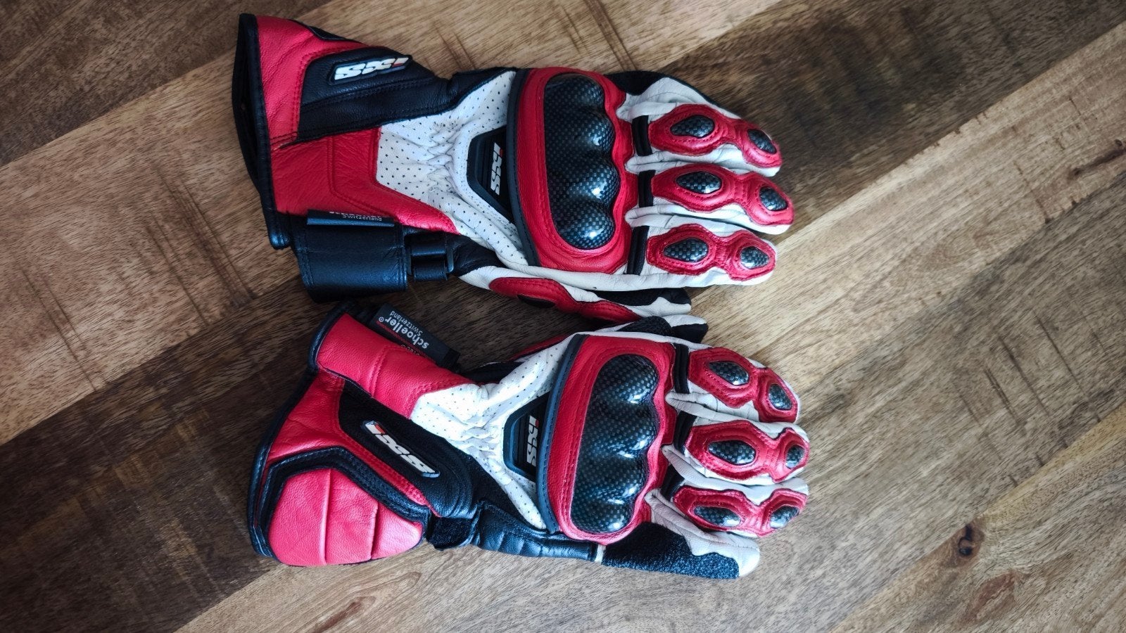 Lederen motor handschoenen IXS,schoeller Switzerland, Ophalen, Handschoenen