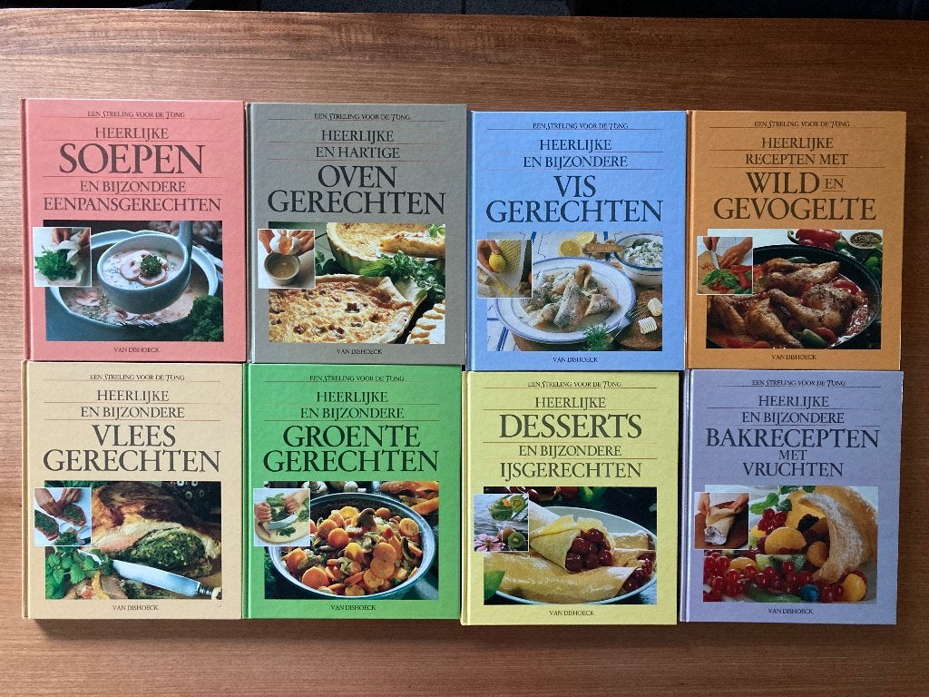 kookboeken, Boeken, Ophalen, Gelezen, Europa, Voorgerechten en Soepen