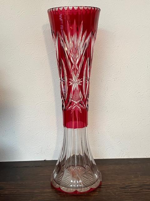 Val Saint Lambert Rivoli vaas, kristal, Antiek en Kunst, Ophalen