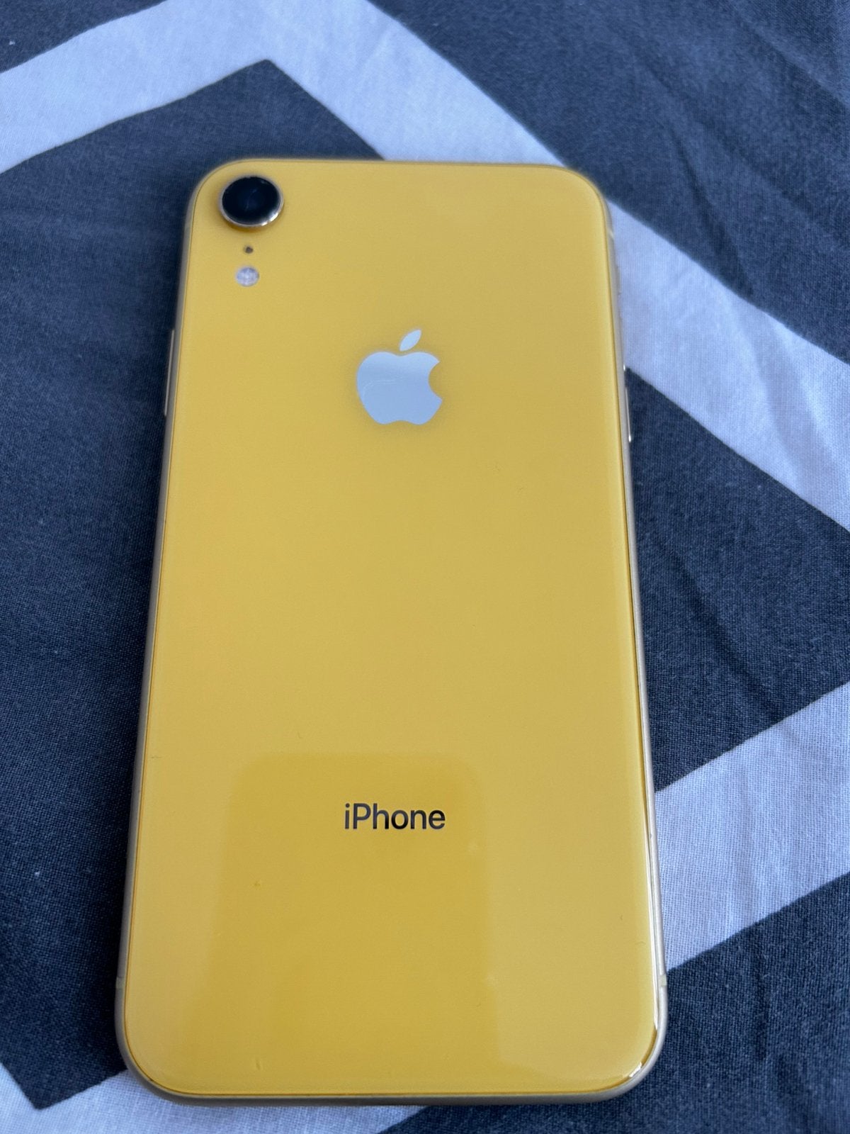 iPhone XR 256GB 79%, Telecommunicatie, Gebruikt, Geel, IPhone XR, Zonder simlock