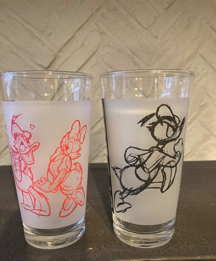Glazen van Donald Duck, Verzamelen, Disney, Ophalen of Verzenden, Donald Duck, Zo goed als nieuw, Servies