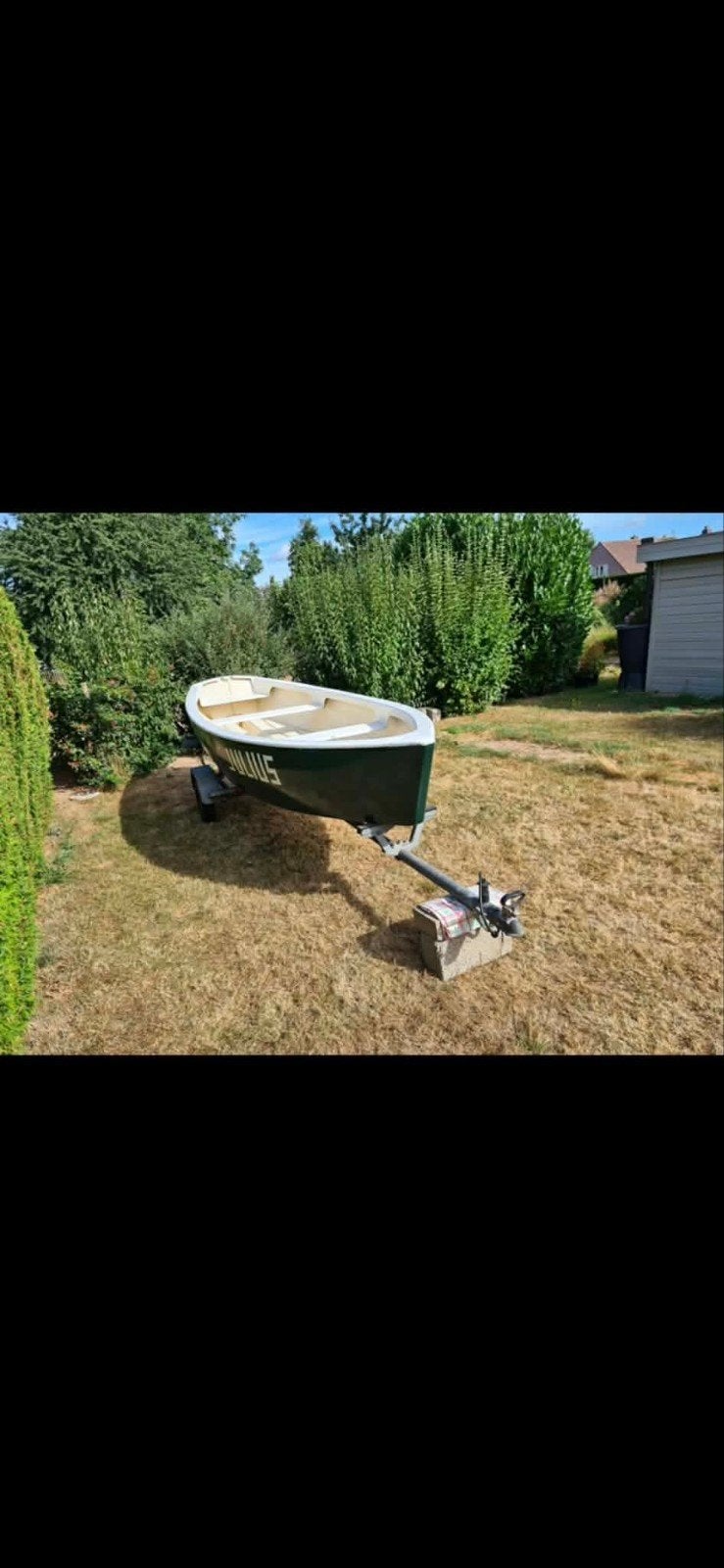 boot 6 persoons met met mercury 6pk en trailer, Watersport en Boten, Ophalen, Buitenboordmotor, Biminitop