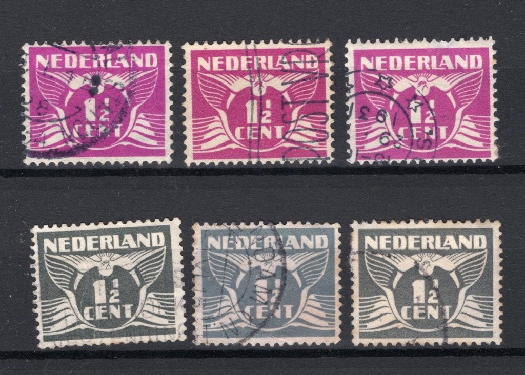 PAYS-BAS 171/172 estampillés 1926-1935 - Colombe volante -2, Envoi, Jusqu'à 1940, Affranchi