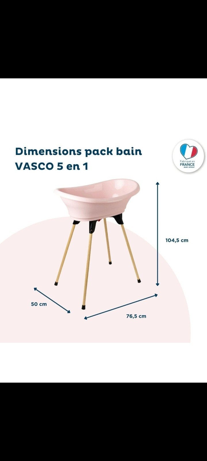 PACK BAIN VASCO 5 EN 1 GRIS CHARME, Huis en Inrichting, Ophalen of Verzenden