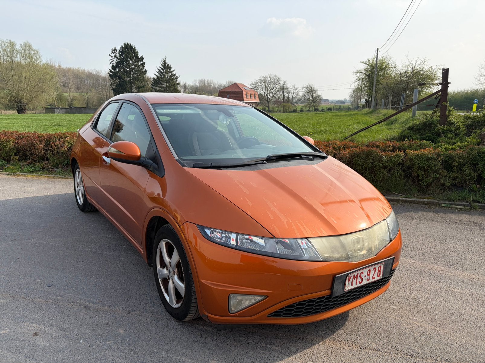 Honda civic 2008 Essence, Autos, Achat, Entreprise, Boîte manuelle, Euro 4