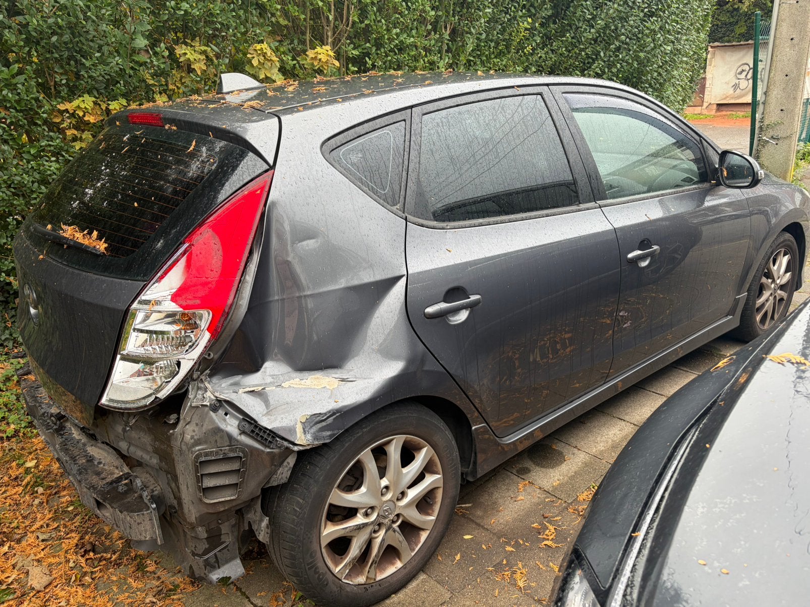 Voiture accidenté a vendre, Auto's, Euro 5, Zwart, Particulier, Zilver of Grijs