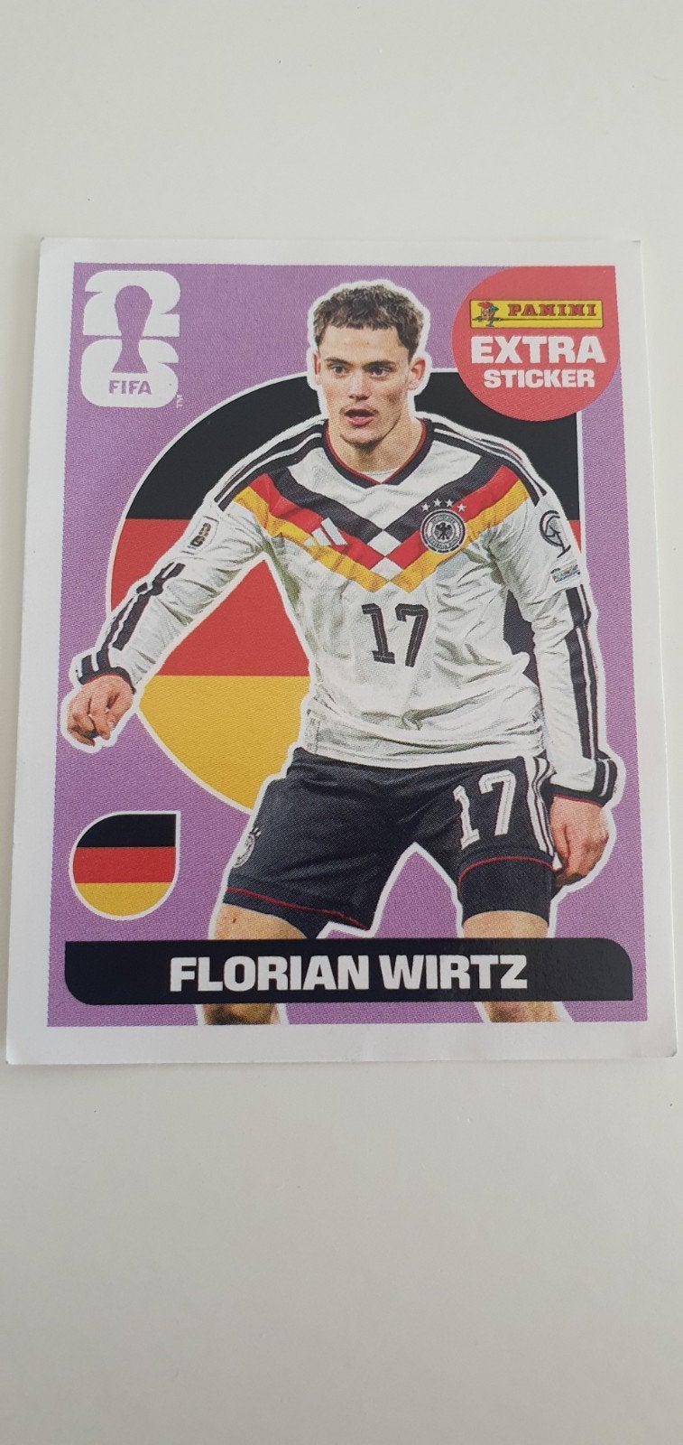 Panini ESTRA Wereldbeker Florian Wirtz, Ophalen of Verzenden