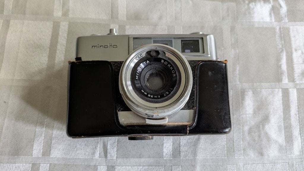 Fototoestel Minolta AL-F analoog, Audio, Tv en Foto, Ophalen of Verzenden, Gebruikt, Minolta