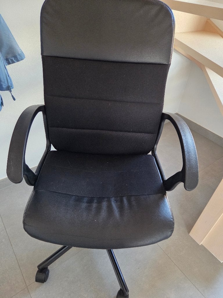 Bureaustoel, Enlèvement, Utilisé, Noir, Chaise de bureau