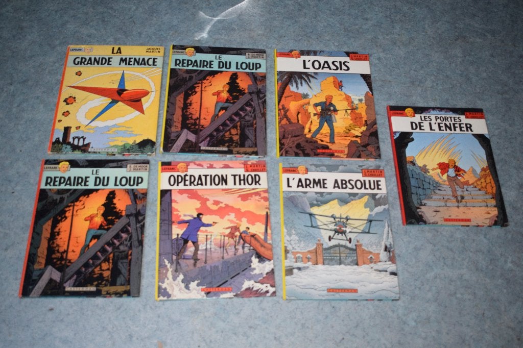 collection 7 BD Lefranc bande dessinées, Livres, BD, Enlèvement ou Envoi, Comme neuf
