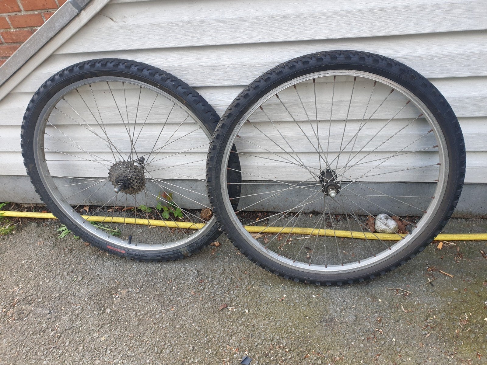 Set mtb 26inch wielen, Fietsen en Brommers, Ophalen