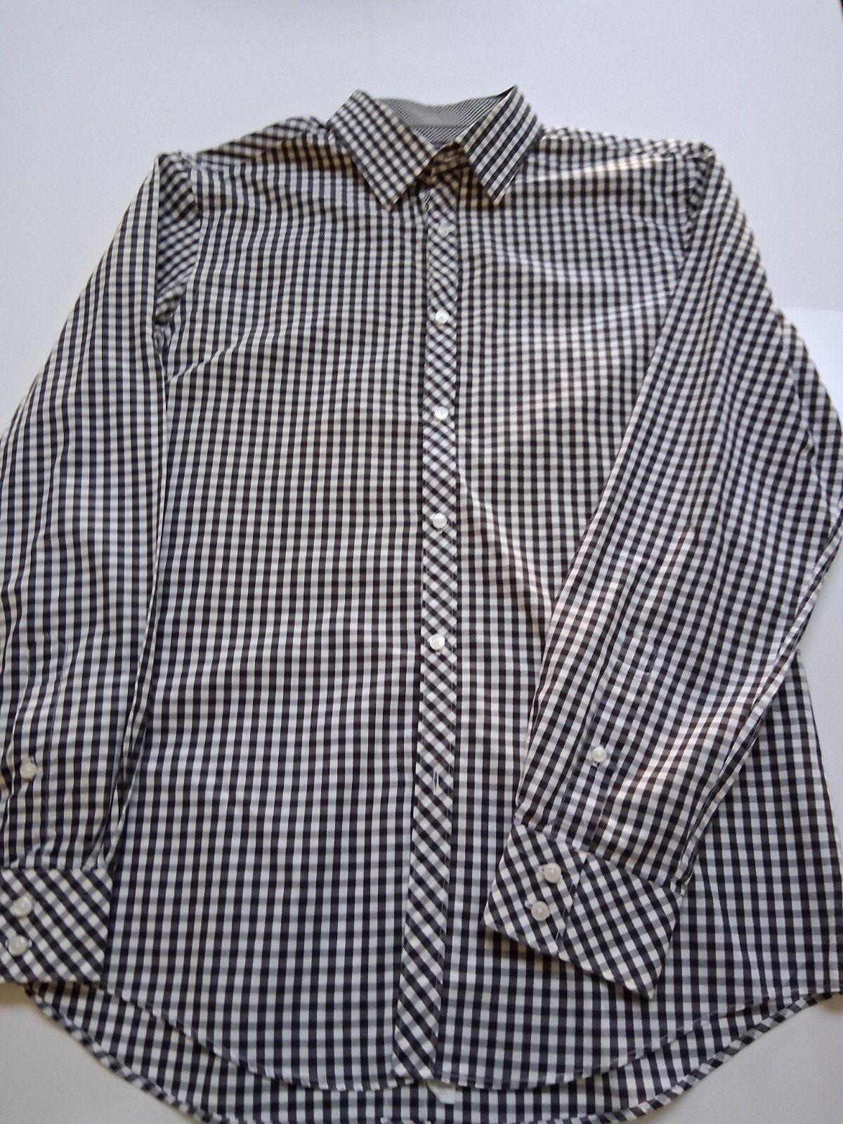 chemise à carreaux noir/blanc taille 41/42, Vêtements | Hommes, Chemises, Tour de cou 41/42 (L), Enlèvement ou Envoi, Comme neuf