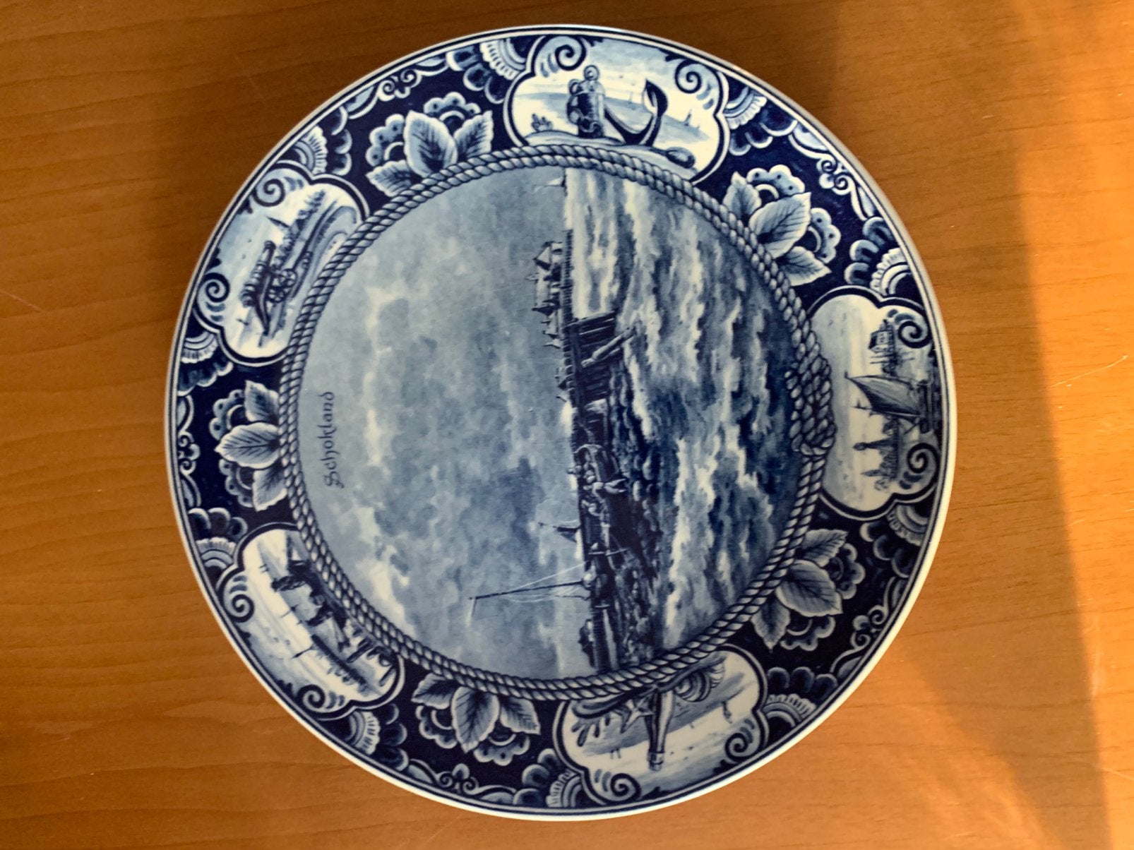 Serie van 9 borden rondom de zuiderzee, Ophalen