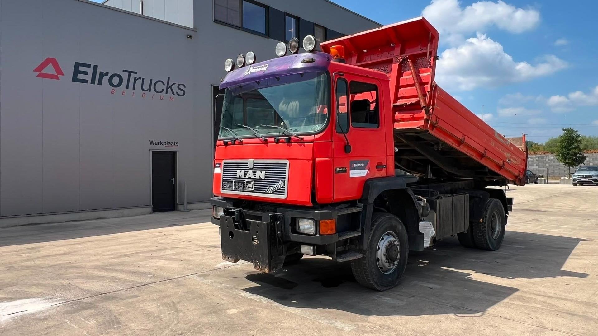 MAN 19.422 (6 CYLINDER / 4X4 / BIG AXLE / LAMES / GRAND PONT, Euro 2, Overige kleuren, MAN, Bedrijf