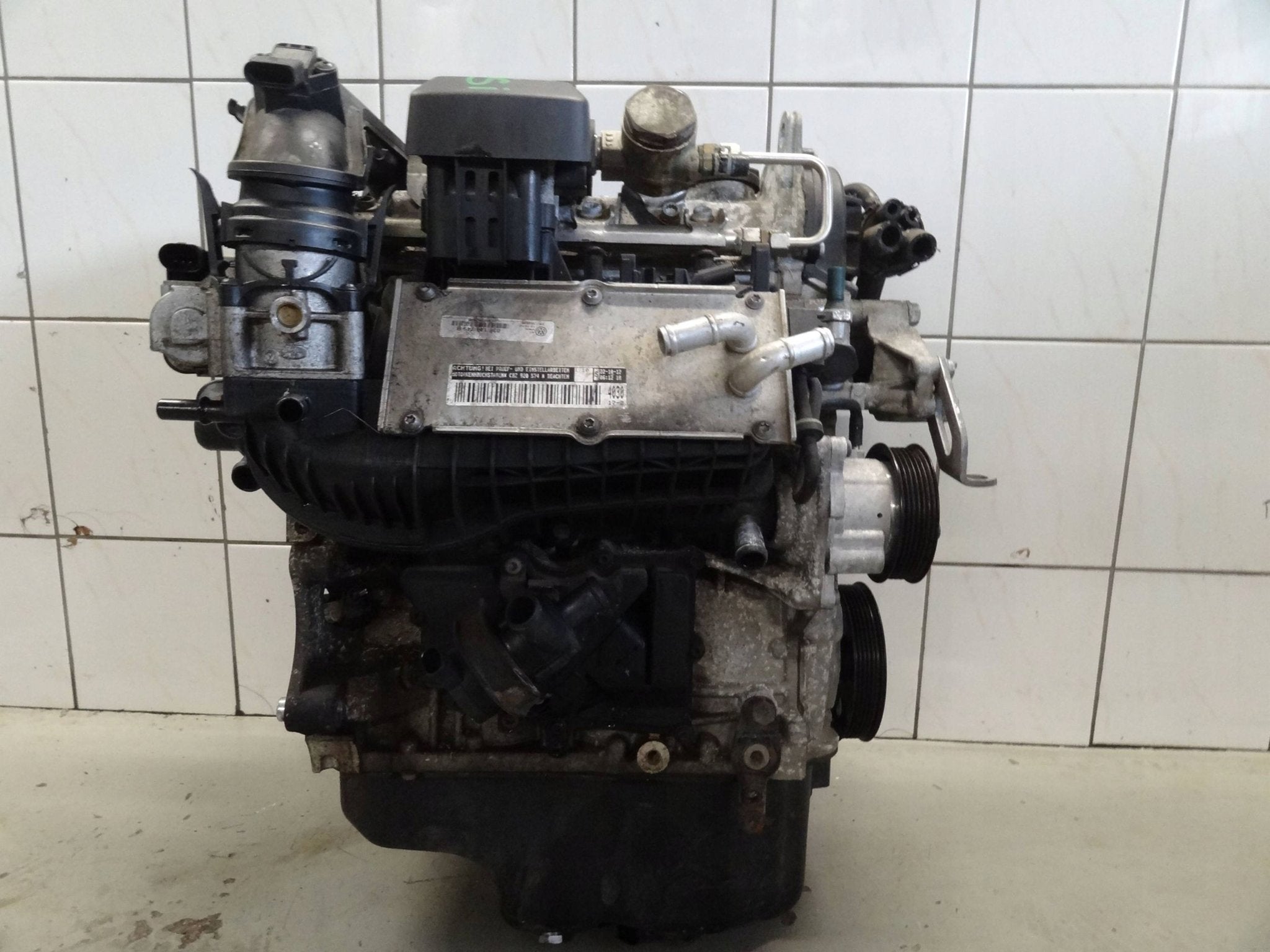 Moteur CBZC Complet POLO VW TOURAN, Envoi, Utilisé, Skoda