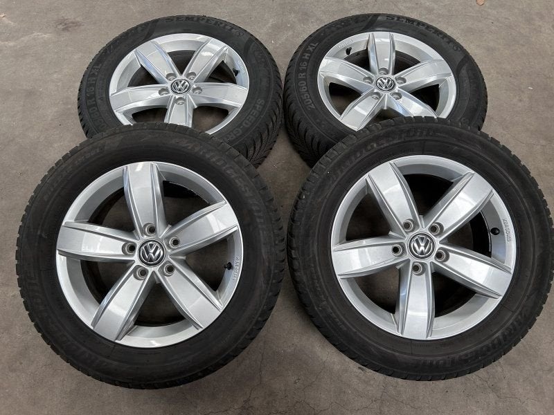16 inch originele Corvara velgen + winterbanden VW T-Roc 2GA, Pneus et Jantes, Pneus hiver, 16 pouces, -