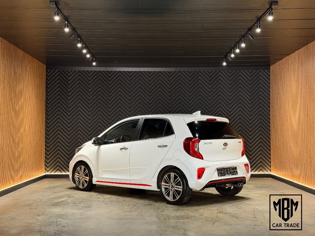 ✅Kia Picanto 1.2i GT Line GARANTIE Navi Leder Cruise C 1.Eig, Auto's, Voorwielaandrijving, Dealer onderhouden, https://public.car-pass.be/vhr/68a02813-1018-4820-a9d3-75c4df9eaaed