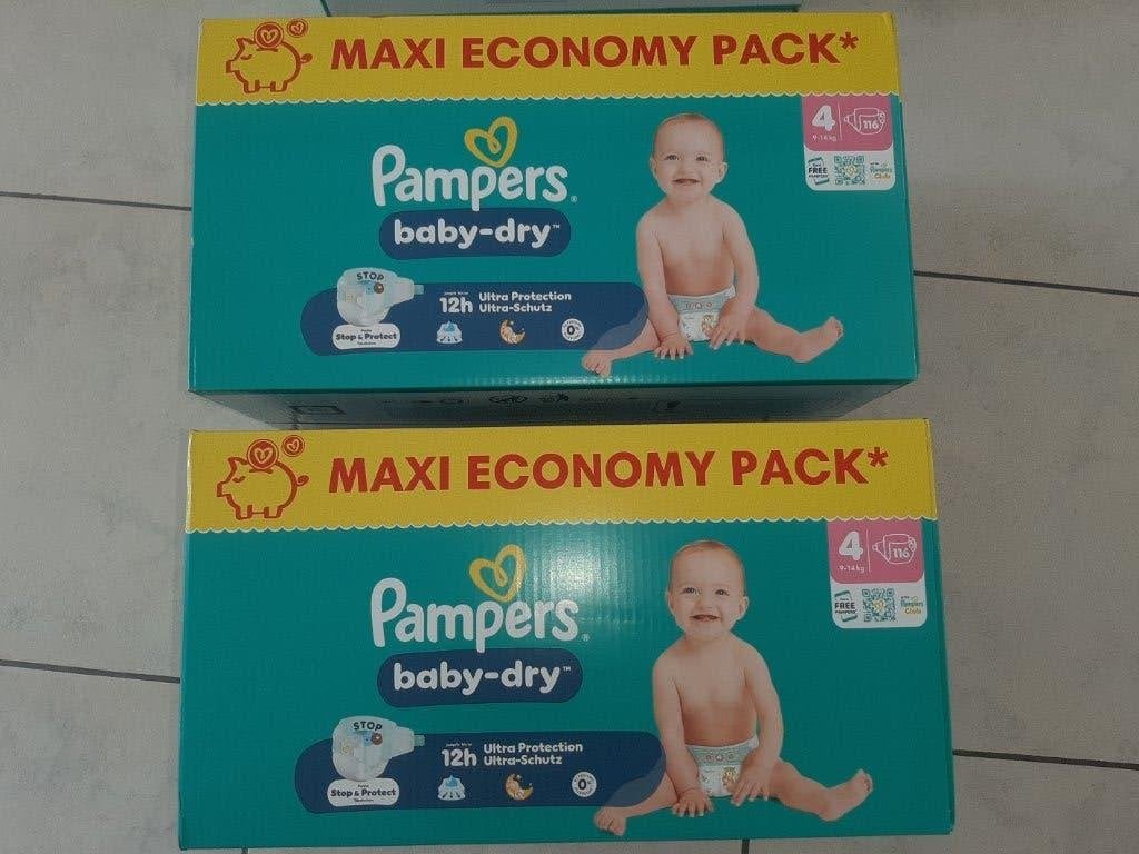 Pampers nr.4 Baby Dry Maxi-pack 116 stuks, Kinderen en Baby's, Overige merken, Overige typen, Nieuw, Ophalen of Verzenden