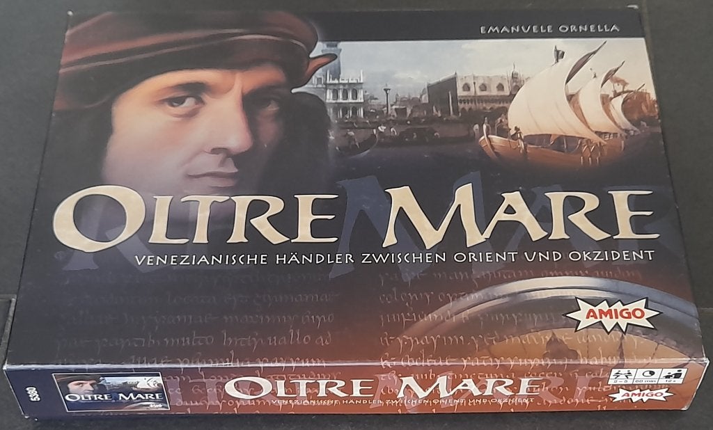 Jeu : « Oltre Mare » (Marchands de Venise), 1 ou 2 joueurs, Enlèvement ou Envoi, Neuf