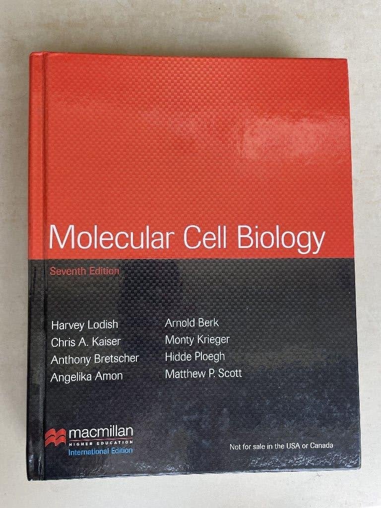 Molecular Cell Biology, 7th ed., Boeken, Ophalen, Zo goed als nieuw